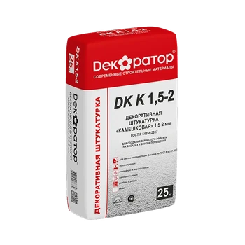 Штукатурка DK K "Камешковая" (1,5-2,0мм) белая 25 кг(56)