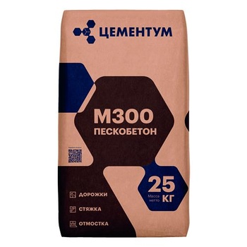 Смесь Пескобетон М 300 25кг Цементум (56)