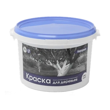 Краска д/деревьев в/д 2,8 кг Народная полиакрил