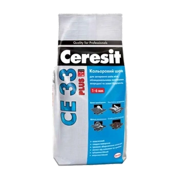 Затирка швов Ceresit СЕ33 2 кг антрацит