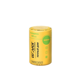 Утеплитель ISOVER Теплый Дом-Твин 50*610*8200 10 кв м (МИНИ РОЛИК)