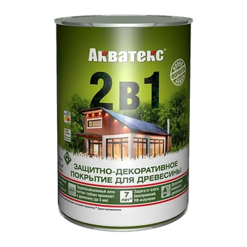 Dali Акватекс 2 в 1 защита-антисепт д/дерева белый 0,8 мл Рогнеда