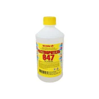 Растворитель 647 0,5 л Ясхим