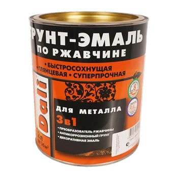 Dali грунт-эмаль 3 в 1 графитовая серая 2,0 л Рогнеда