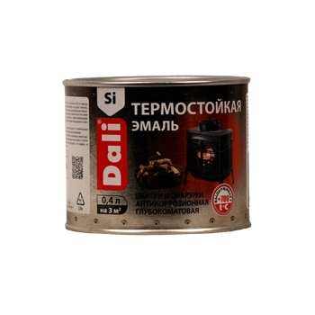 Dali эмаль термостойкая 0.4 л черный Рогнеда