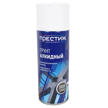 Престиж грунт аэрозль алкид универ белый 425 мл