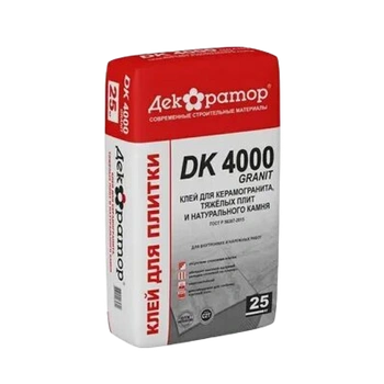 Клей плиточный Декоратор 4000 (56) 25 кг.