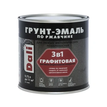 Dali грунт-эмаль 3 в 1 молотковая золотистая 0,75 л Рогнеда