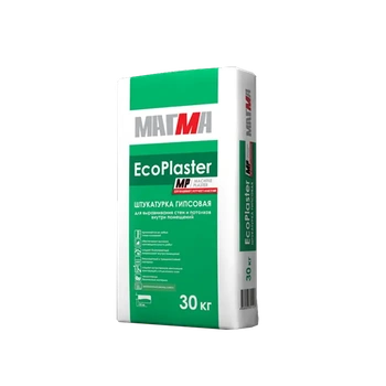 Штукатурка МАГМА EcoPlaster MP гипсовая ручн.нанесения 30кг(45)