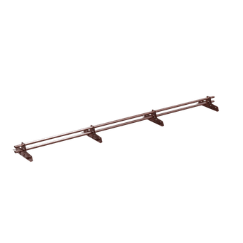 Снегозадержатель трубч VEGA Lux 3.0м, (25*45*2мм) RAL 6005