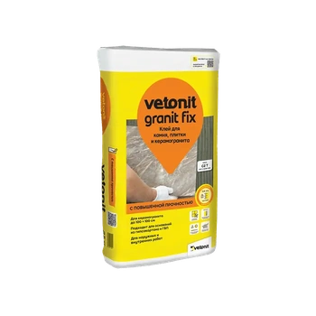 Клей плиточный WEBER VETONIT GRANIT FIX 25 кг (48)